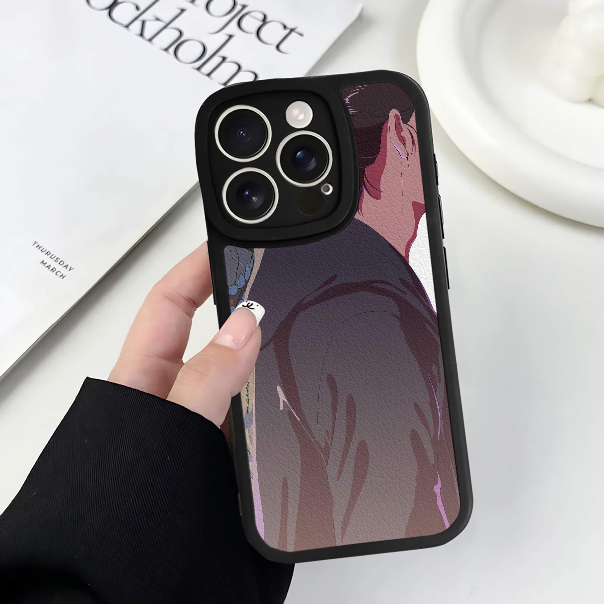 （画像用） 進撃の巨人 Attack on Titan 【iPhone 16シリーズ対応】シリコンスマホケース（レザー調） 材質：シリコン